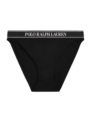 Polo by Ralph Lauren 4P0482-R3004 Onyx Organic Cotton Blend Bikini Myselflingerie.com